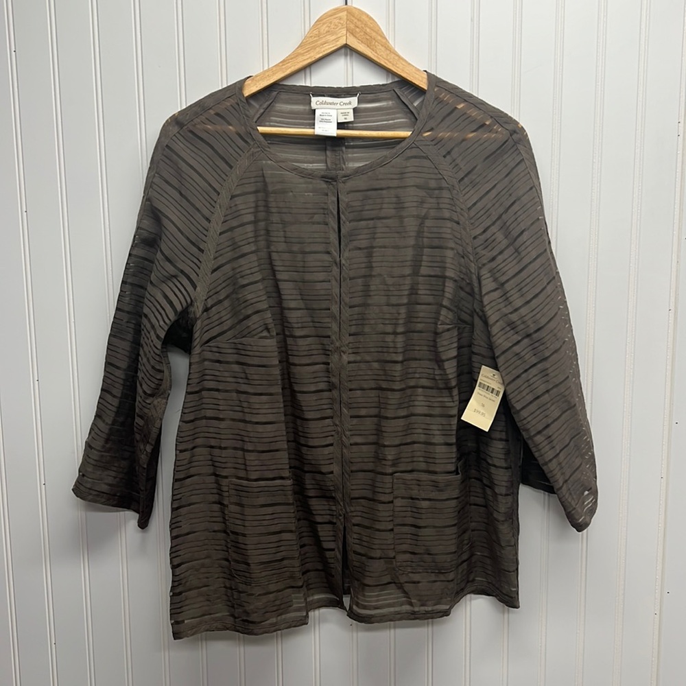 NWT‎ Coldwater Creek Sheer Bliss Jacket Sz 16